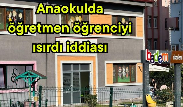 Ana okulda öğretmen öğrenciyi ısırdı iddiası