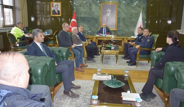 Çan’da kış tedbirleri toplantısı düzenlendi