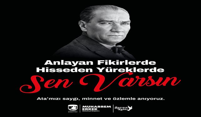 Çanakkale Belediyesi 10 Kasım İlanı