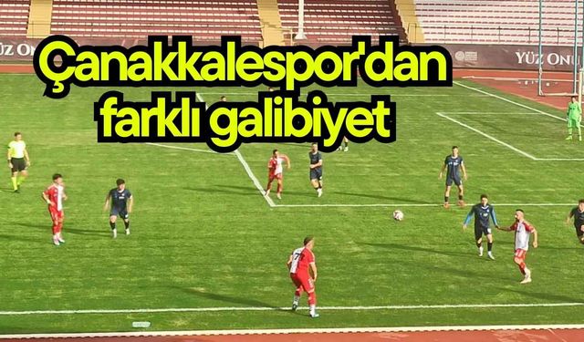 Çanakkalespor'dan farklı galibiyet
