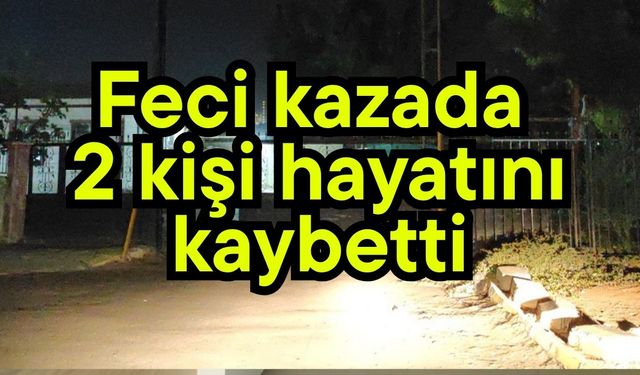 Feci kazada  2 kişi hayatını kaybetti