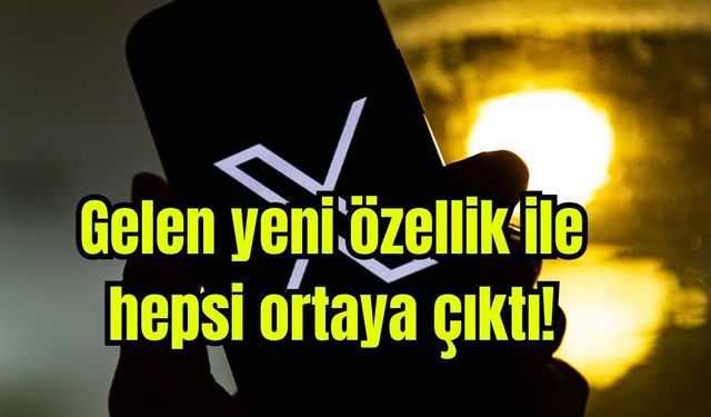 Gelen yeni özellik ile hepsi ortaya çıktı!