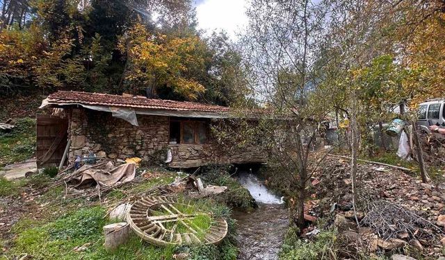 300 yıllık su değirmeni hala çarklarını döndürüyor