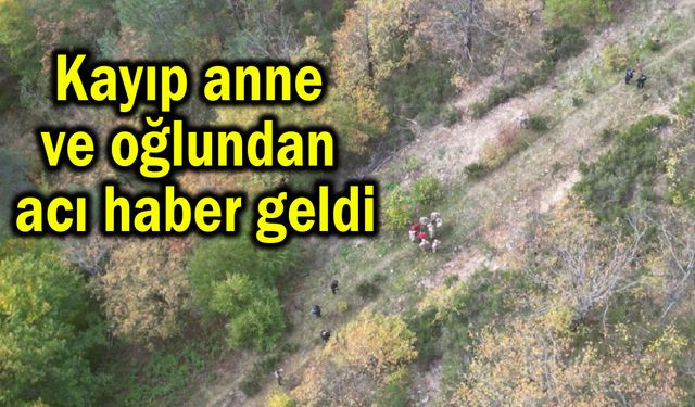 Kayıp anne ve oğlundan acı haber geldi (Video)