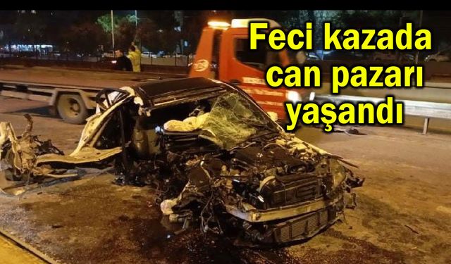 Feci kazada can pazarı yaşandı (Video)