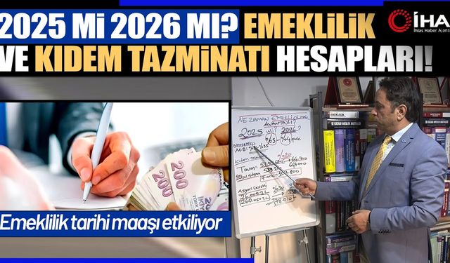 Emeklilik tarihi maaşı etkiliyor (Video)