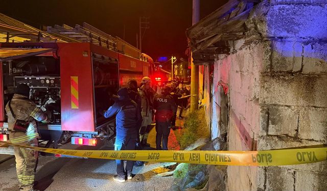 Ev yangını: 1 ölü