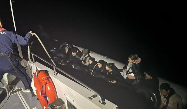 Çanakkale’de 34 kaçak göçmen yakalandı