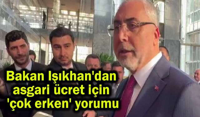 Asgari ücret rakamı için 'çok erken' yorumu (Video)
