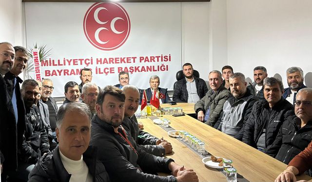 Bayramiç’te AK Parti’den MHP’ye Ziyaret