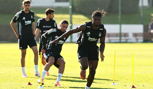 Beşiktaş, Gaziantep FK maçı hazırlıklarını sürdürdü