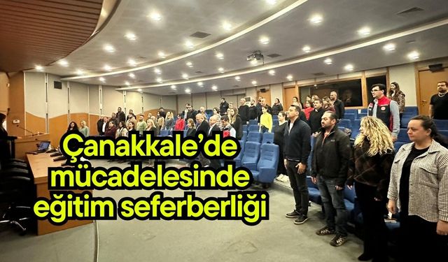 Çanakkale’de mücadelesinde eğitim seferberliği