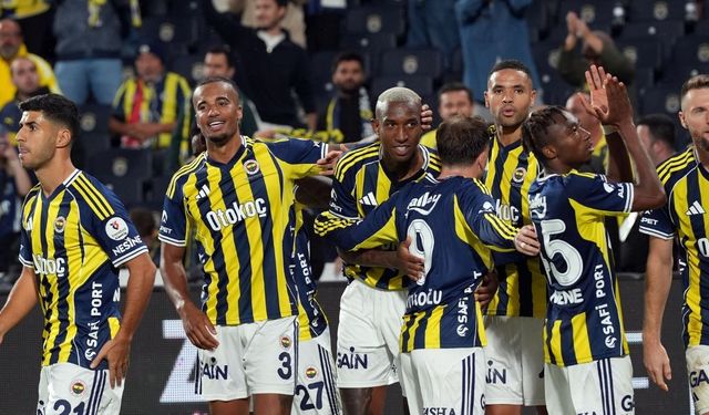 Fenerbahçe'de ilk yarı istatistikleri