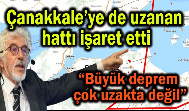 Çanakkale’ye de uzanan hattı işaret etti!