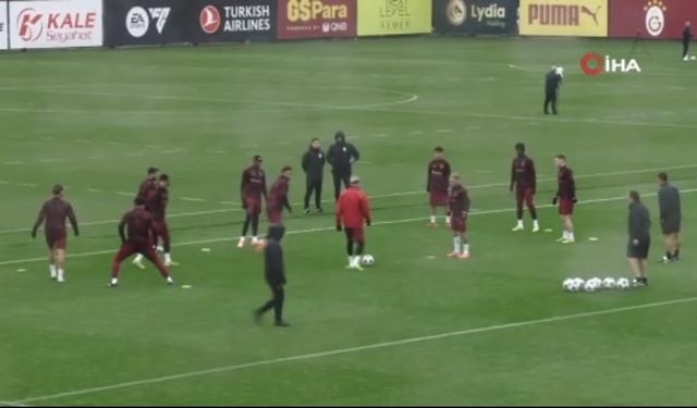 Galatasaray, Monaco maçının hazırlıklarını tamamladı (Video)