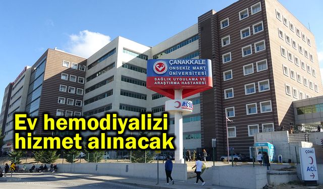 Ev hemodiyalizi hizmet alınacak