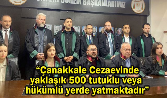 Çanakkale Barosu, 2025 Hak İhlalleri Raporunu Açıkladı