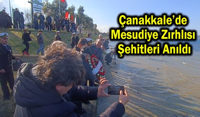 Çanakkale’de Mesudiye Zırhlısı Şehitleri Anıldı