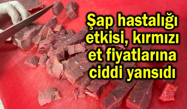 Şap hastalığı etkisi et fiyatlarına yansıdı