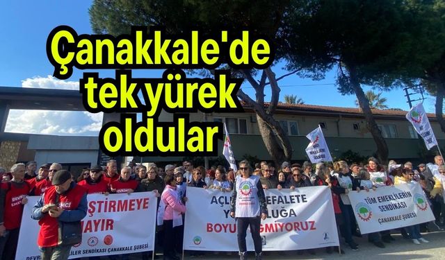 Çanakkale'de tek yürek oldular