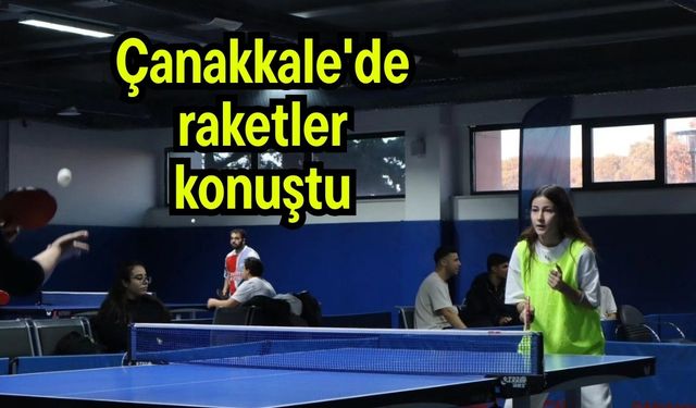 Çanakkale'de raketler konuştu