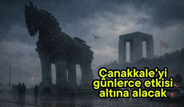 Çanakkale’yi günlerce etkisi altına alacak