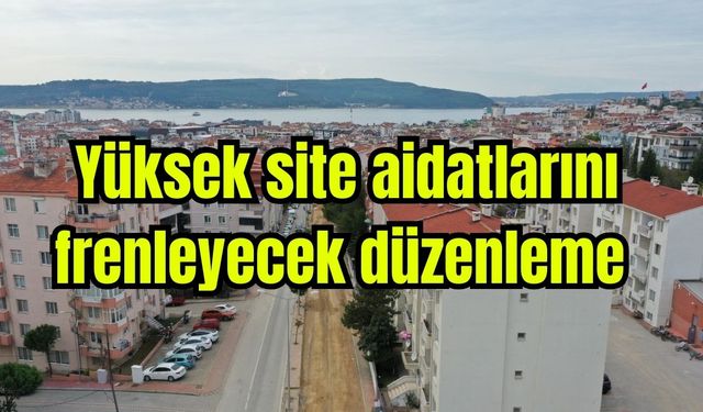 Yüksek site aidatlarını frenleyecek düzenleme