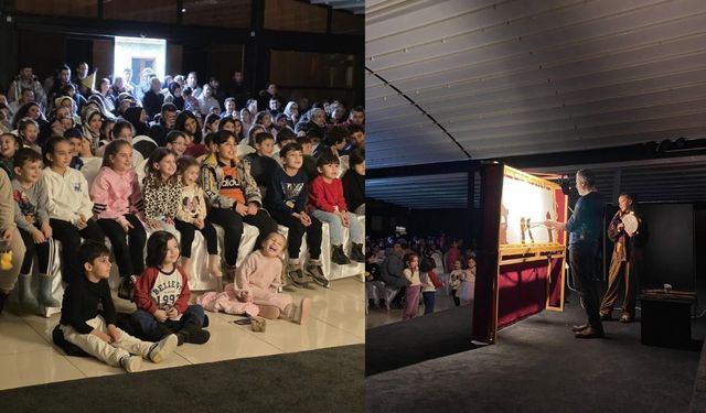 Gökçeada’da “Karagöz Salıncakçı” Hayal Oyunu çocuklarla buluştu