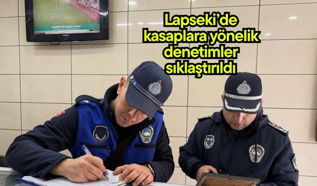 Lapseki’de kasaplara yönelik denetimler sıklaştırıldı