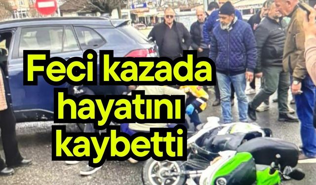 Feci kazada hayatını kaybetti