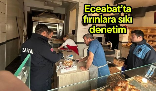 Eceabat’ta fırınlara sıkı denetim