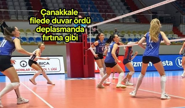 Çanakkale filede duvar ördü, deplasmanda fırtına gibi