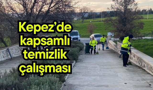 Kepez’de kapsamlı temizlik çalışması