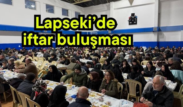 Lapseki’de iftar buluşması