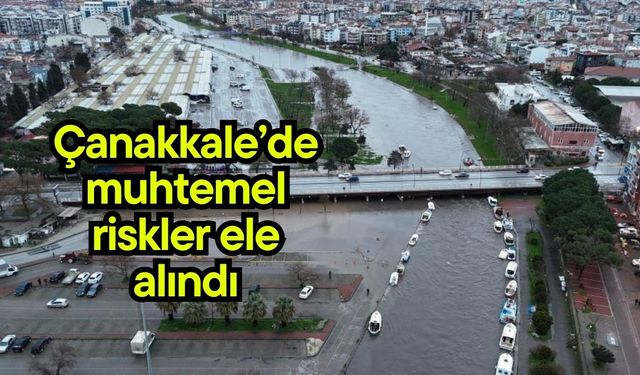 Çanakkale’de muhtemel riskler ele alındı