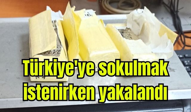 Türkiye'ye sokulmak istenirken yakalandı (Video)