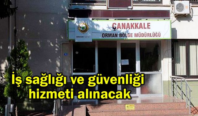 İş sağlığı ve güvenliği hizmeti alınacak