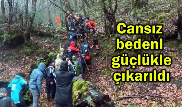 Cansız bedeni güçlükle çıkarıldı (Video)