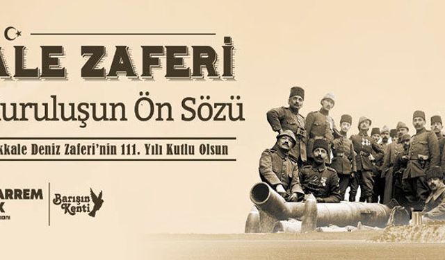 Çanakkale Belediyesi 18 Mart İlan