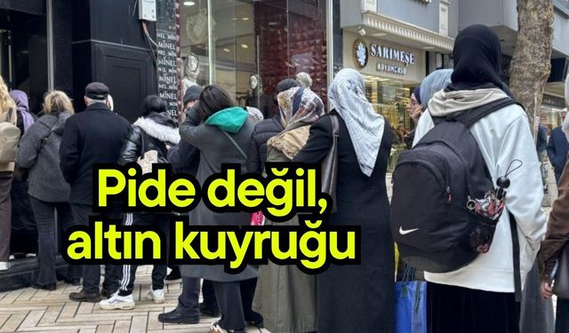 Pide değil, altın kuyruğu