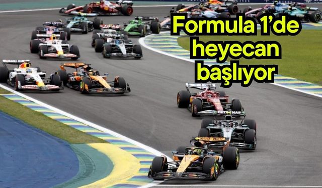 Formula 1’de heyecan başlıyor