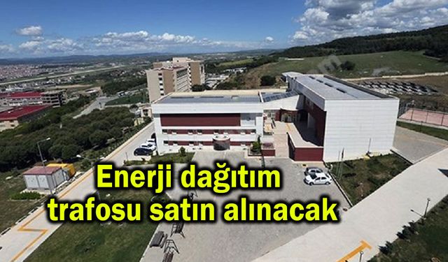 Enerji dağıtım trafosu satın alınacak