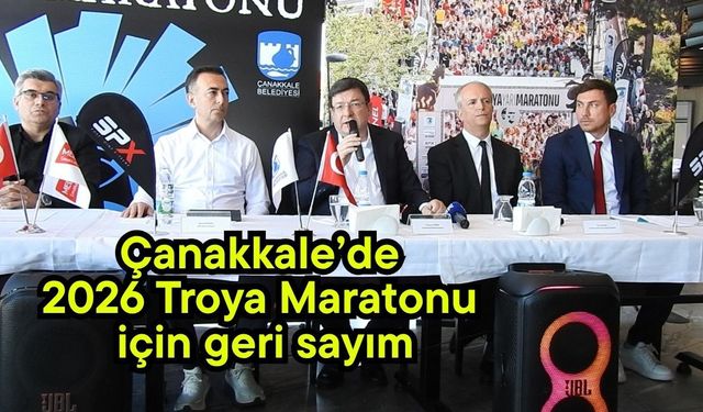 Çanakkale’de 2026 Troya Maratonu için geri sayım (Video)