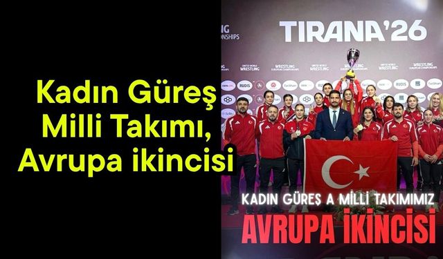 Kadın Güreş Milli Takımı, Avrupa ikincisi