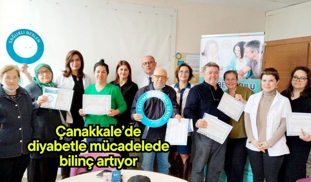 Çanakkale’de diyabetle mücadelede bilinç artıyor