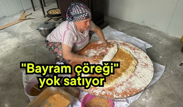 "Bayram çöreği" yok satıyor (Video)