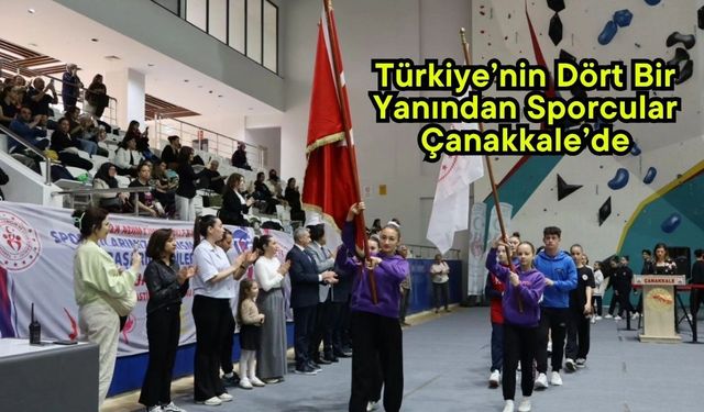 Türkiye’nin Dört Bir Yanından Sporcular Çanakkale’de