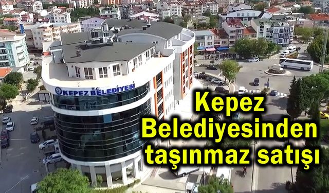 Kepez Belediyesinden taşınmaz satışı