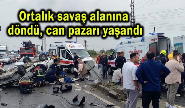 Ortalık savaş alanına döndü, can pazarı yaşandı