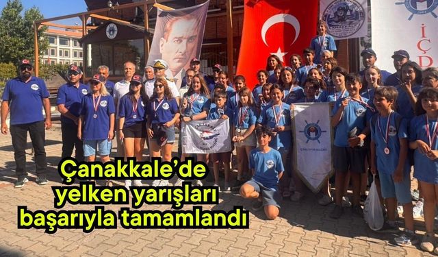 Çanakkale’de yelken yarışları başarıyla tamamlandı